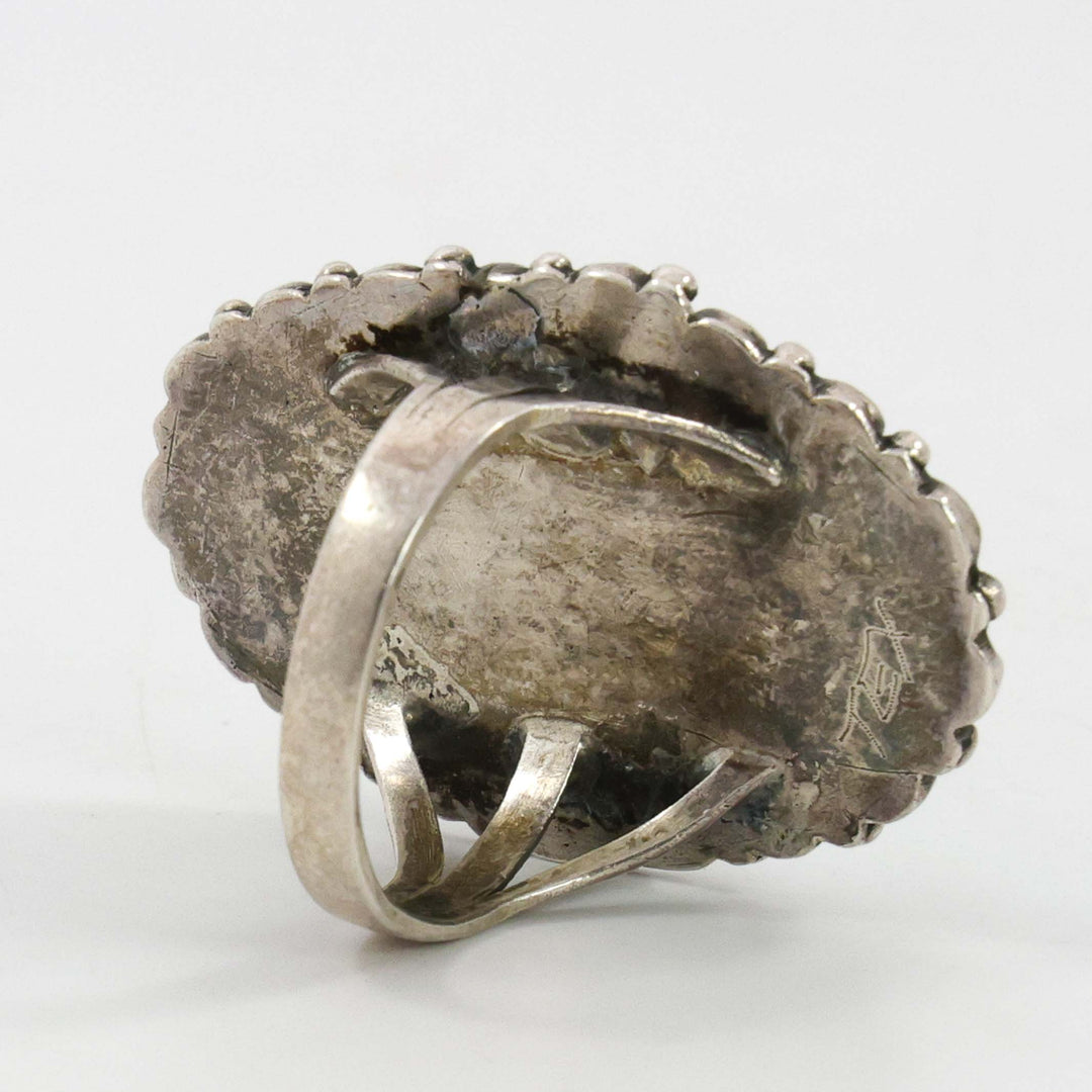 1940s Turquoise Cluster Ring