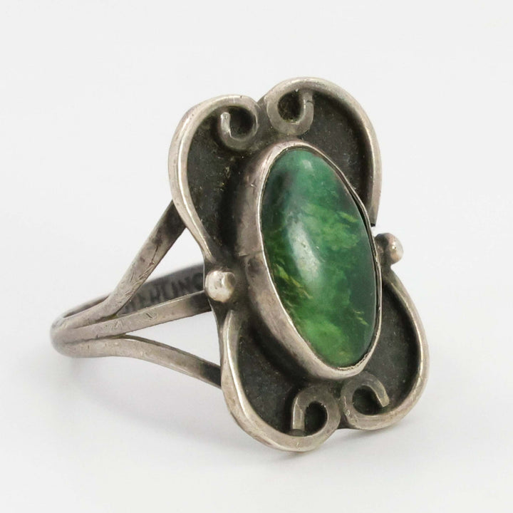 1940s Cerrillos Turquoise Ring