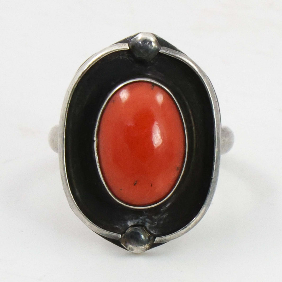 1970s Coral Ring