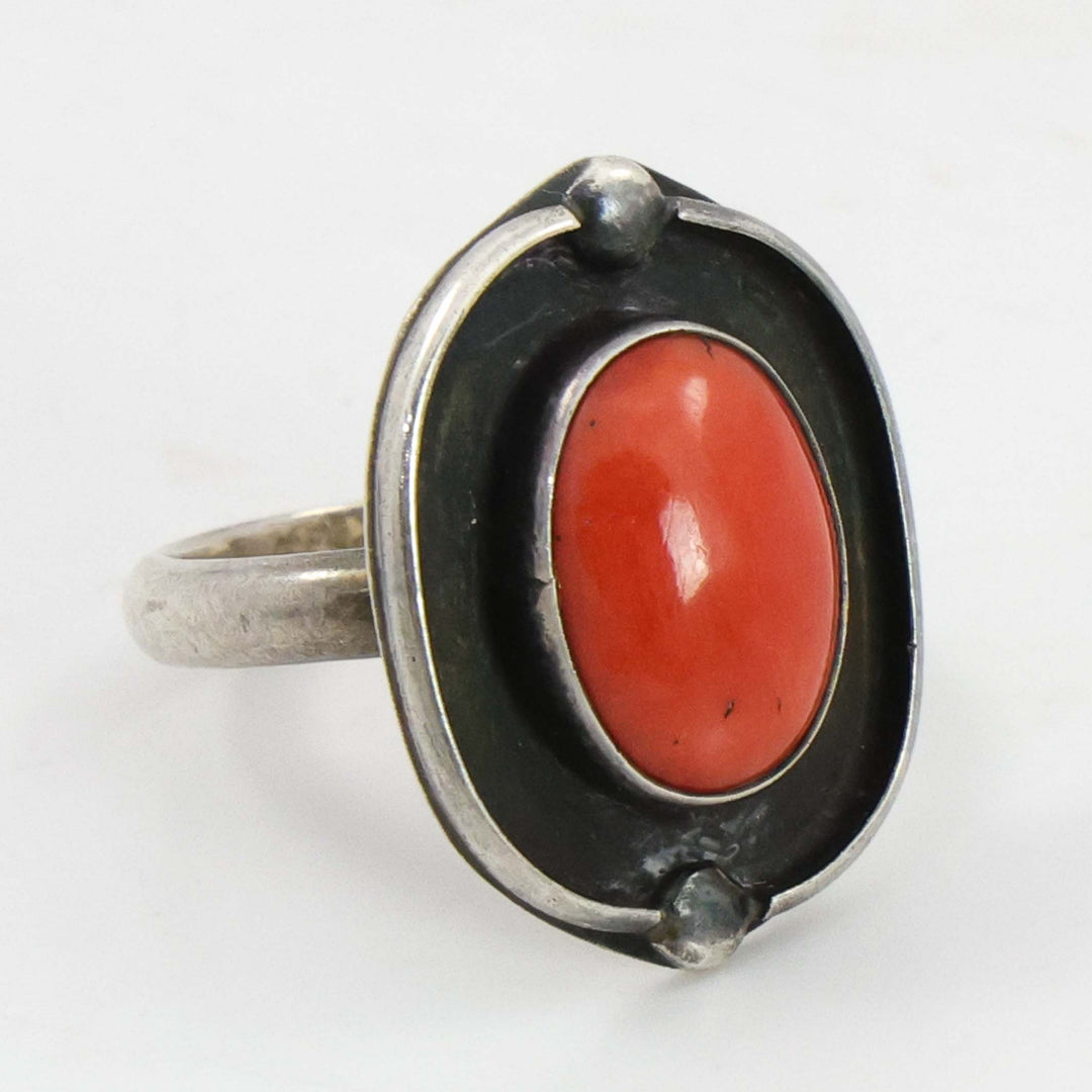 1970s Coral Ring