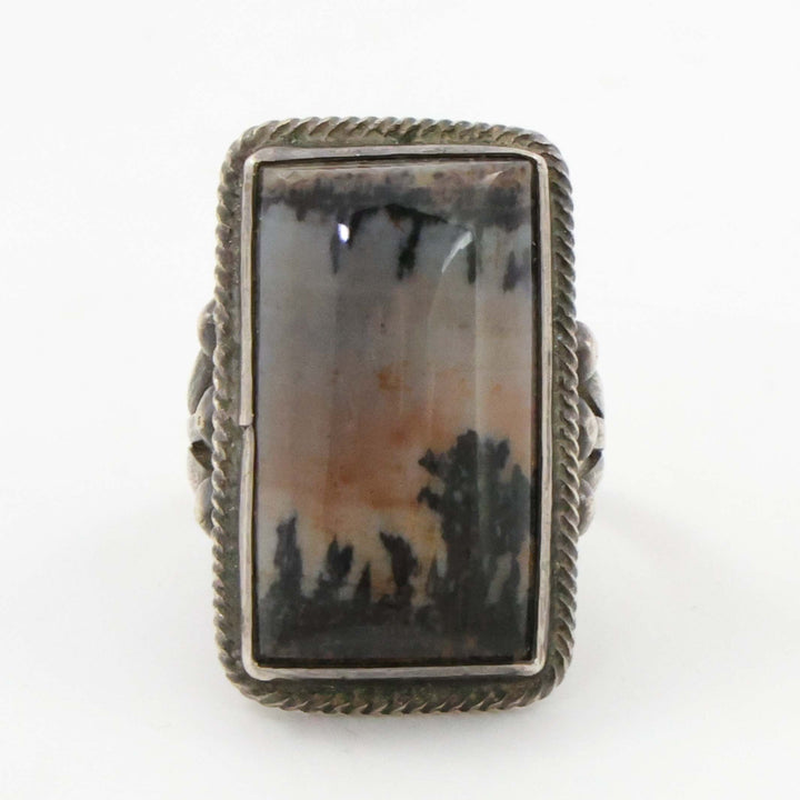 1950s Dendritic Agate Ring