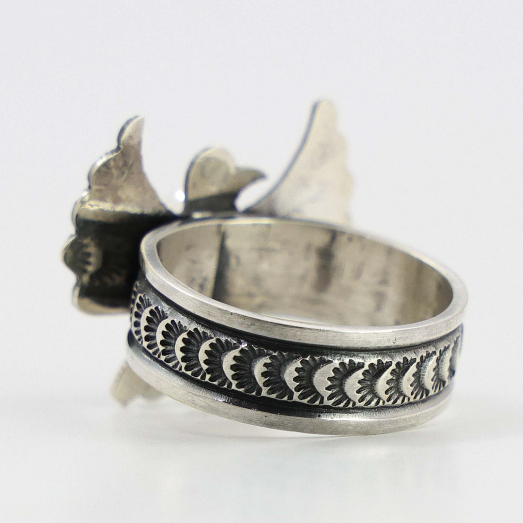 Coral Thunderbird Ring