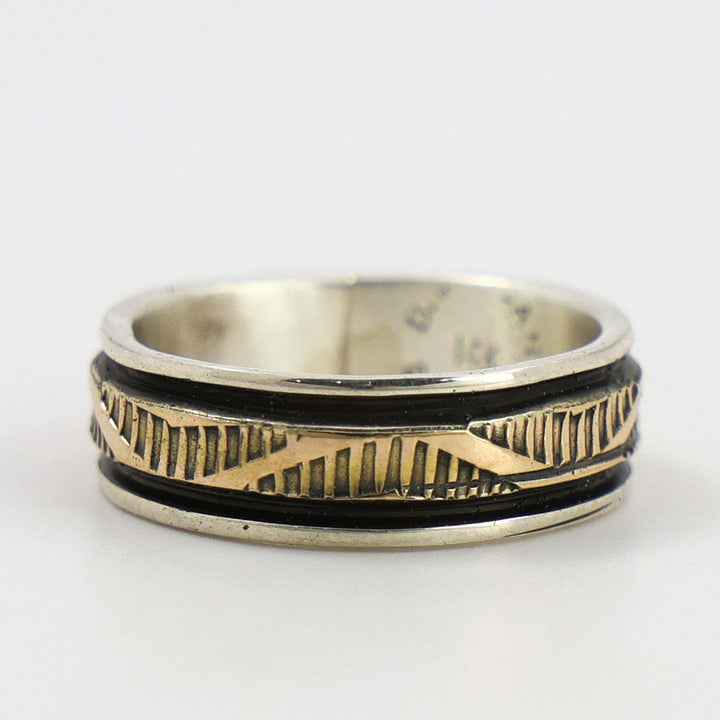 Gold on Silver Ring