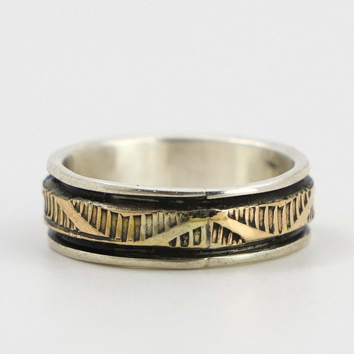 Gold on Silver Ring
