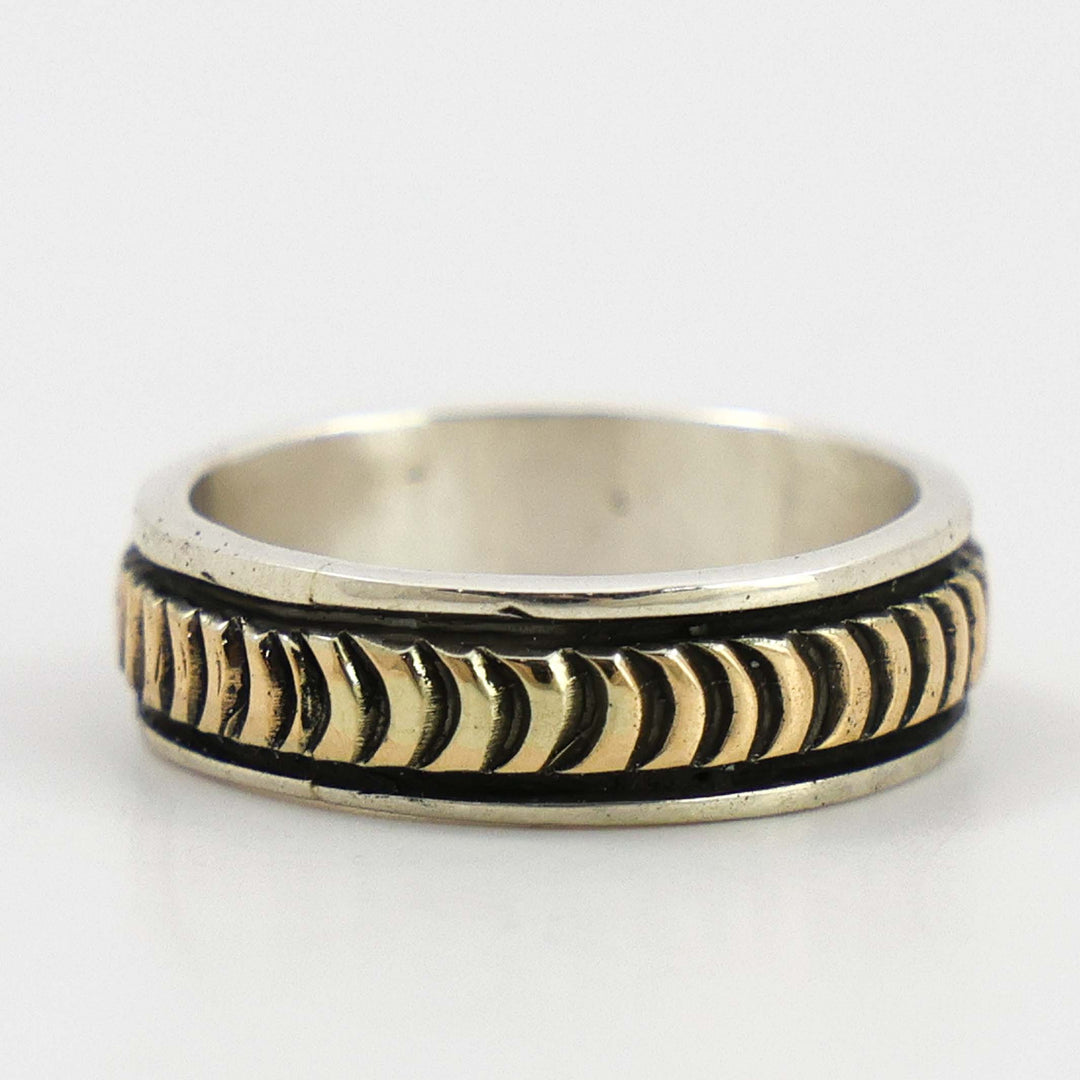 Gold on Silver Ring
