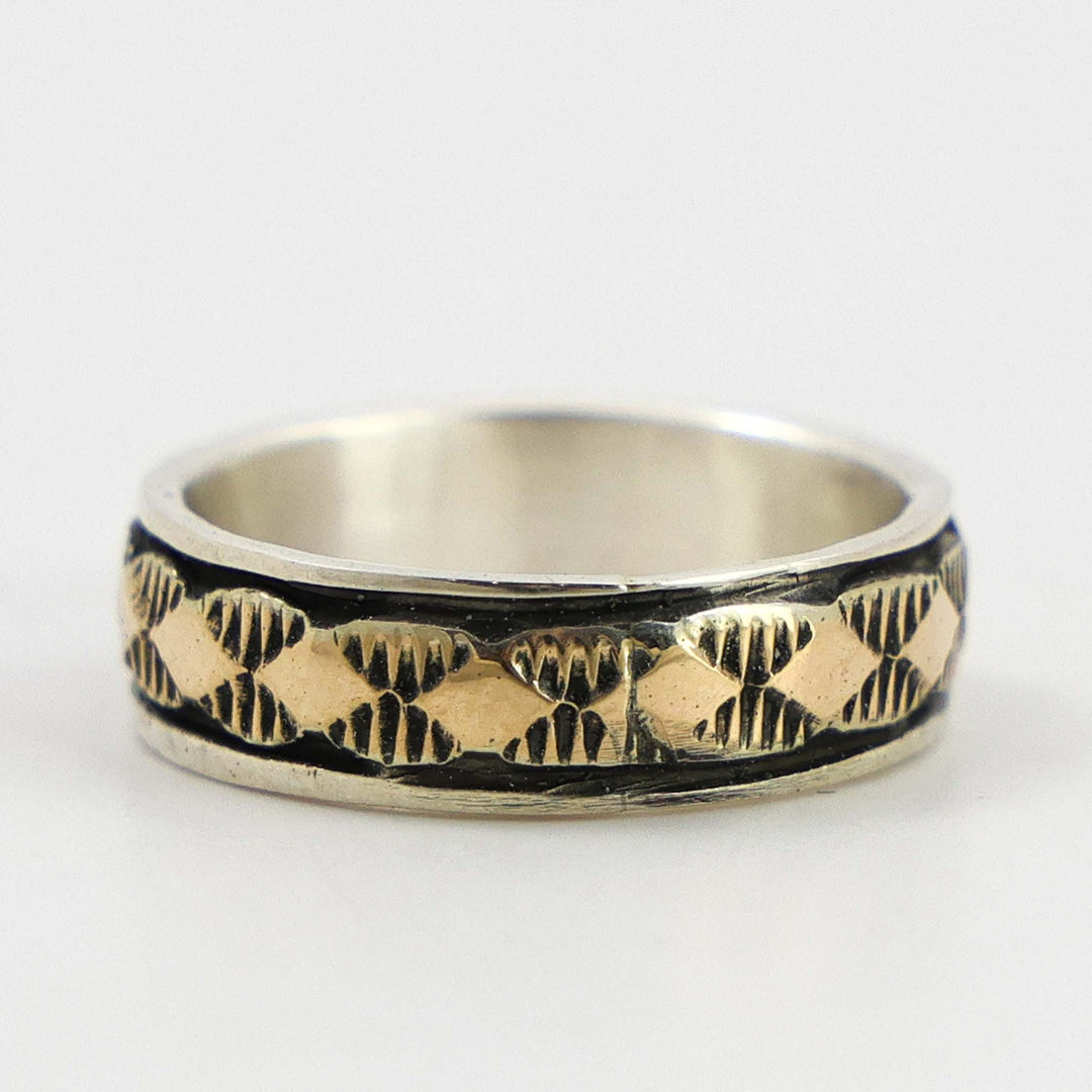 Gold on Silver Ring