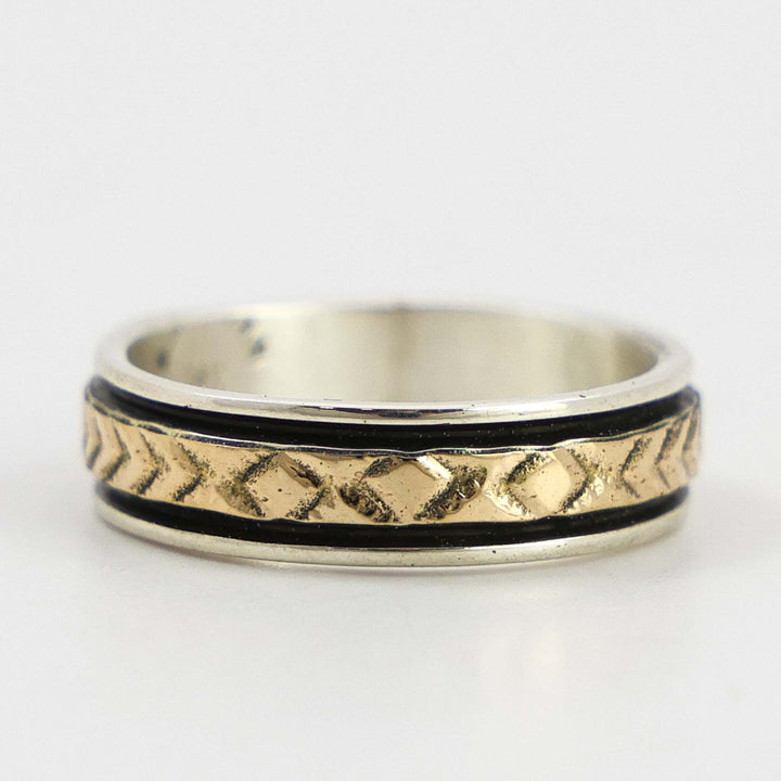 Gold on Silver Ring