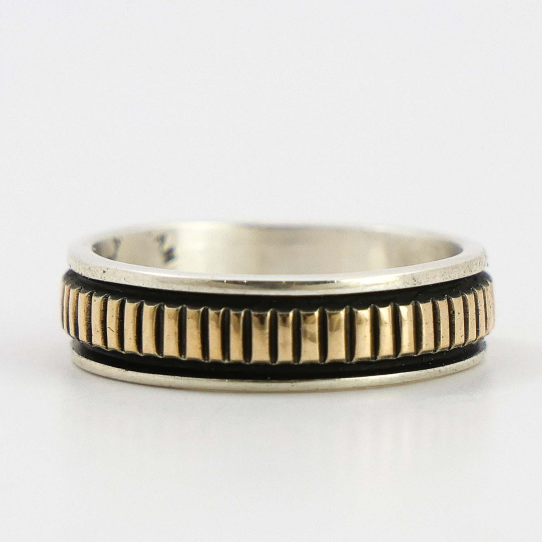 Gold on Silver Ring