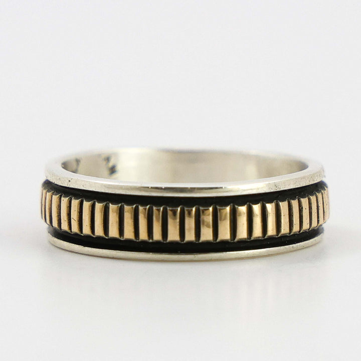Gold on Silver Ring