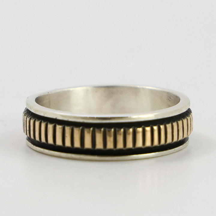 Gold on Silver Ring