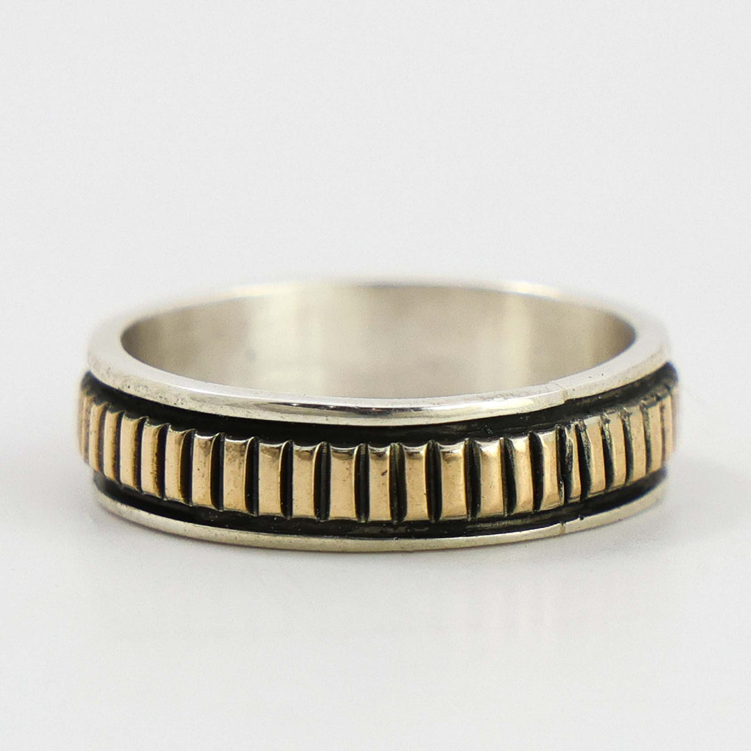 Gold on Silver Ring