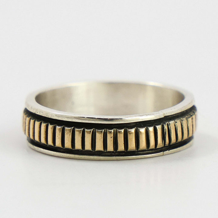 Gold on Silver Ring