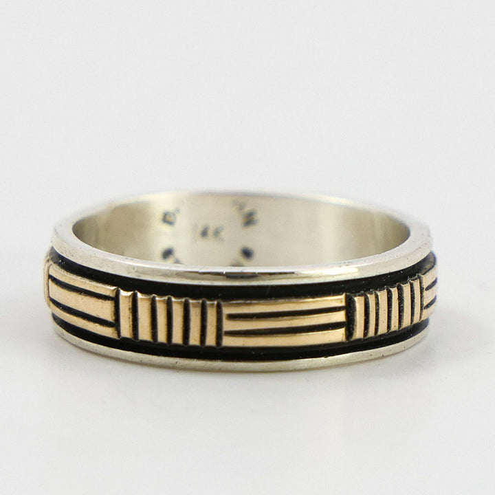 Gold on Silver Ring