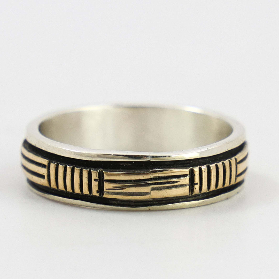 Gold on Silver Ring