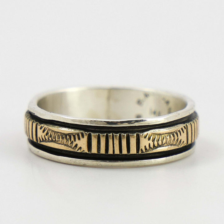 Gold on Silver Ring