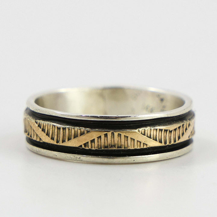 Gold on Silver Ring