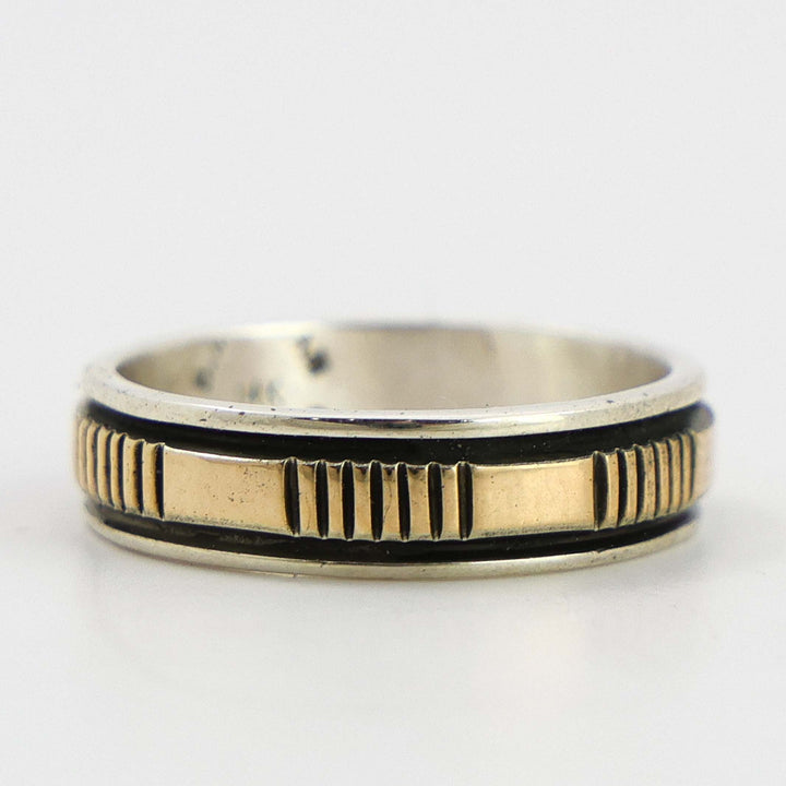 Gold on Silver Ring