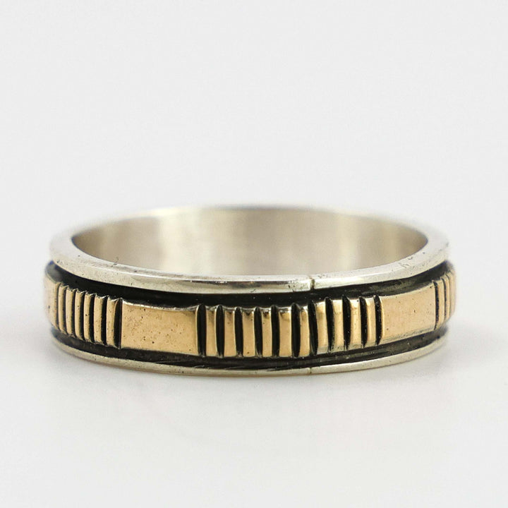 Gold on Silver Ring