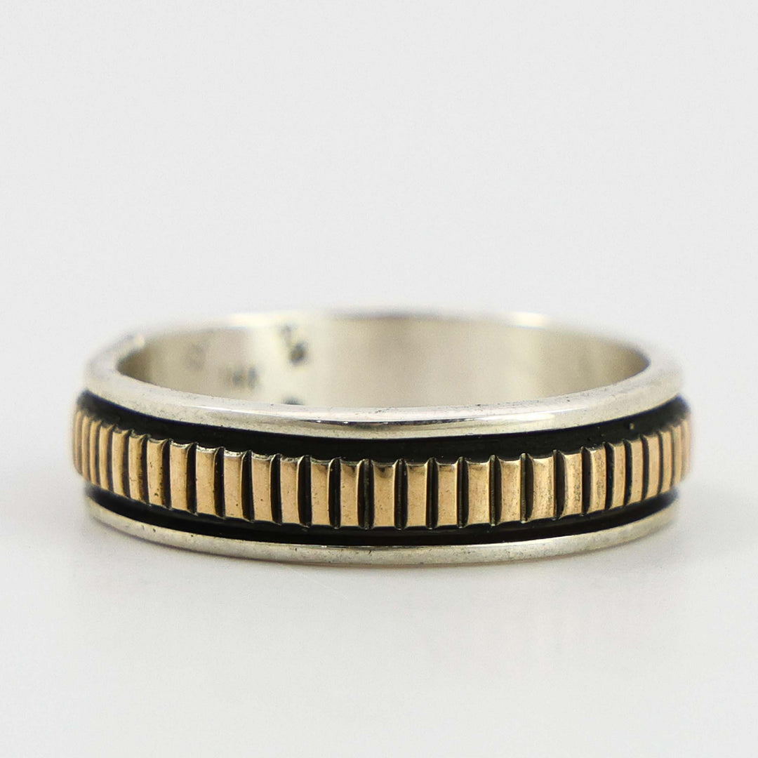 Gold on Silver Ring
