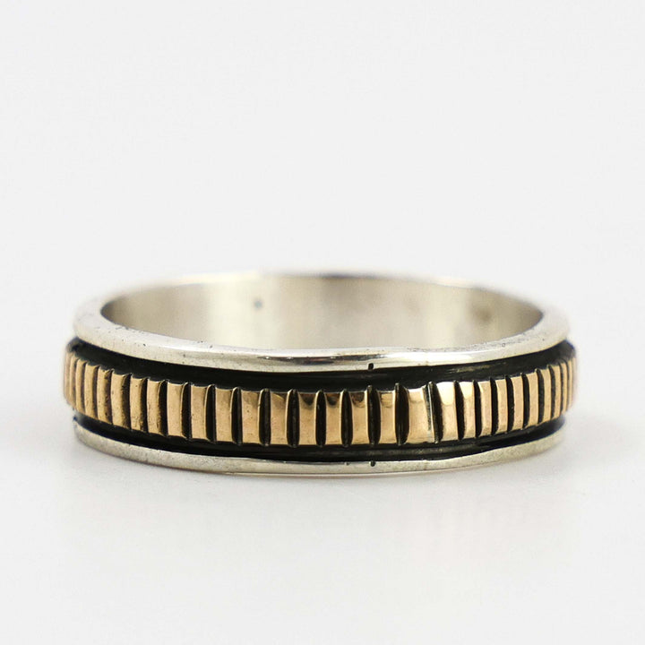 Gold on Silver Ring