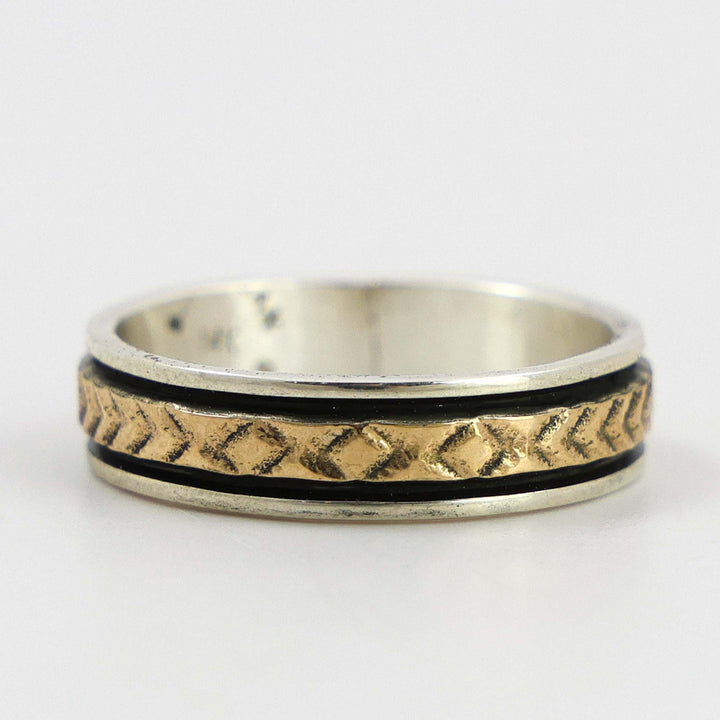 Gold on Silver Ring