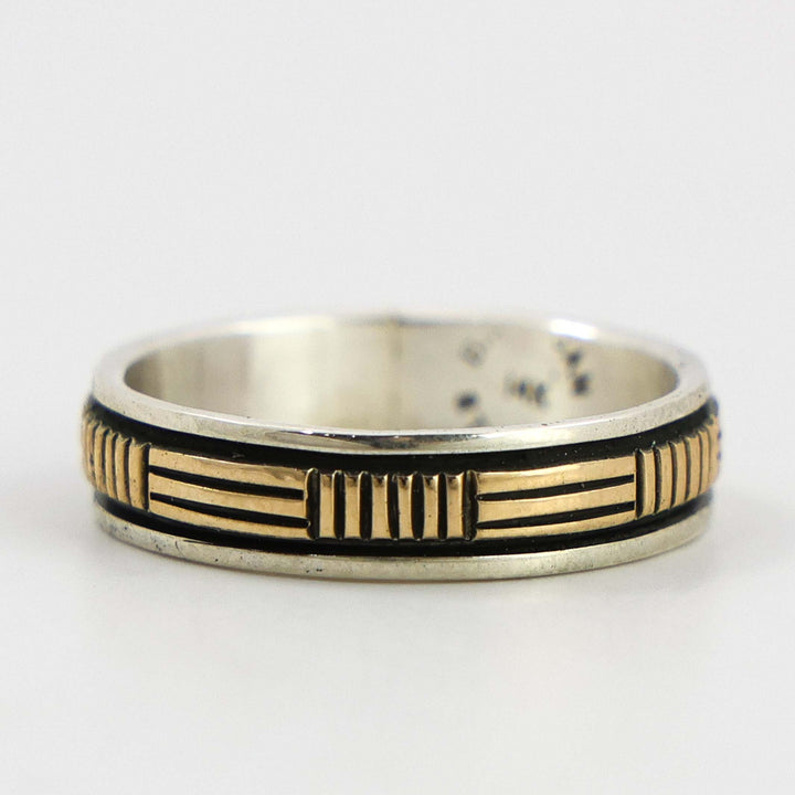 Gold on Silver Ring