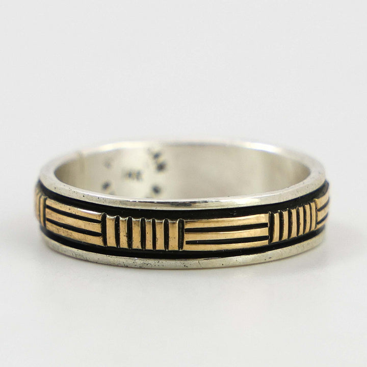 Gold on Silver Ring