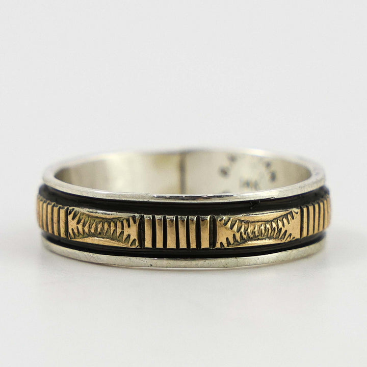 Gold on Silver Ring