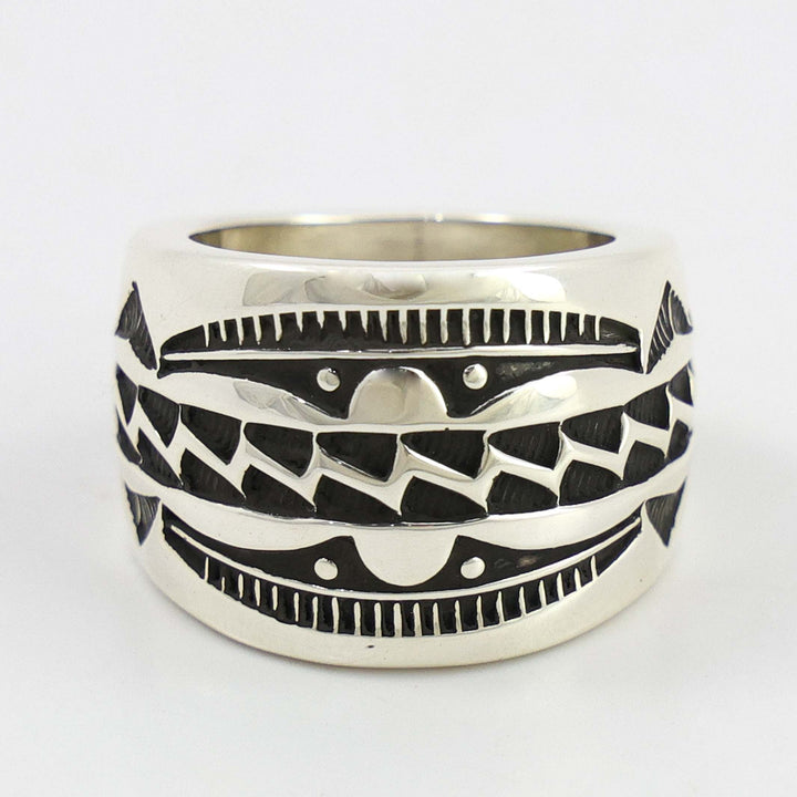 Stamped Silver Ring