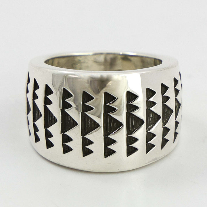 Stamped Silver Ring