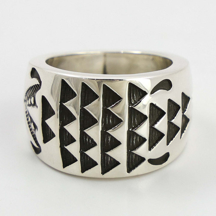 Stamped Silver Ring
