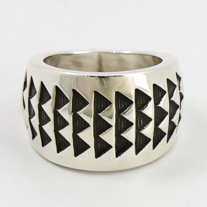 Stamped Silver Ring