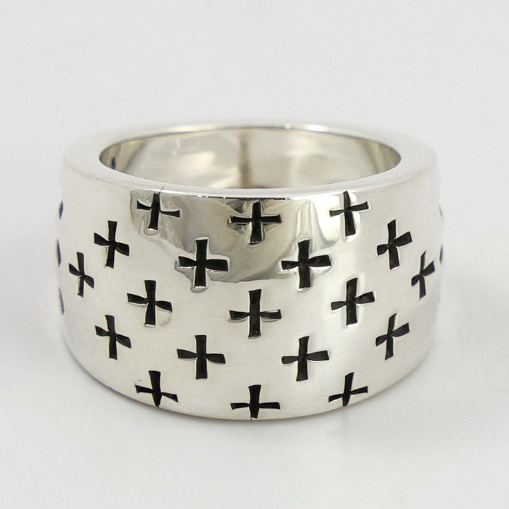 Stamped Silver Ring