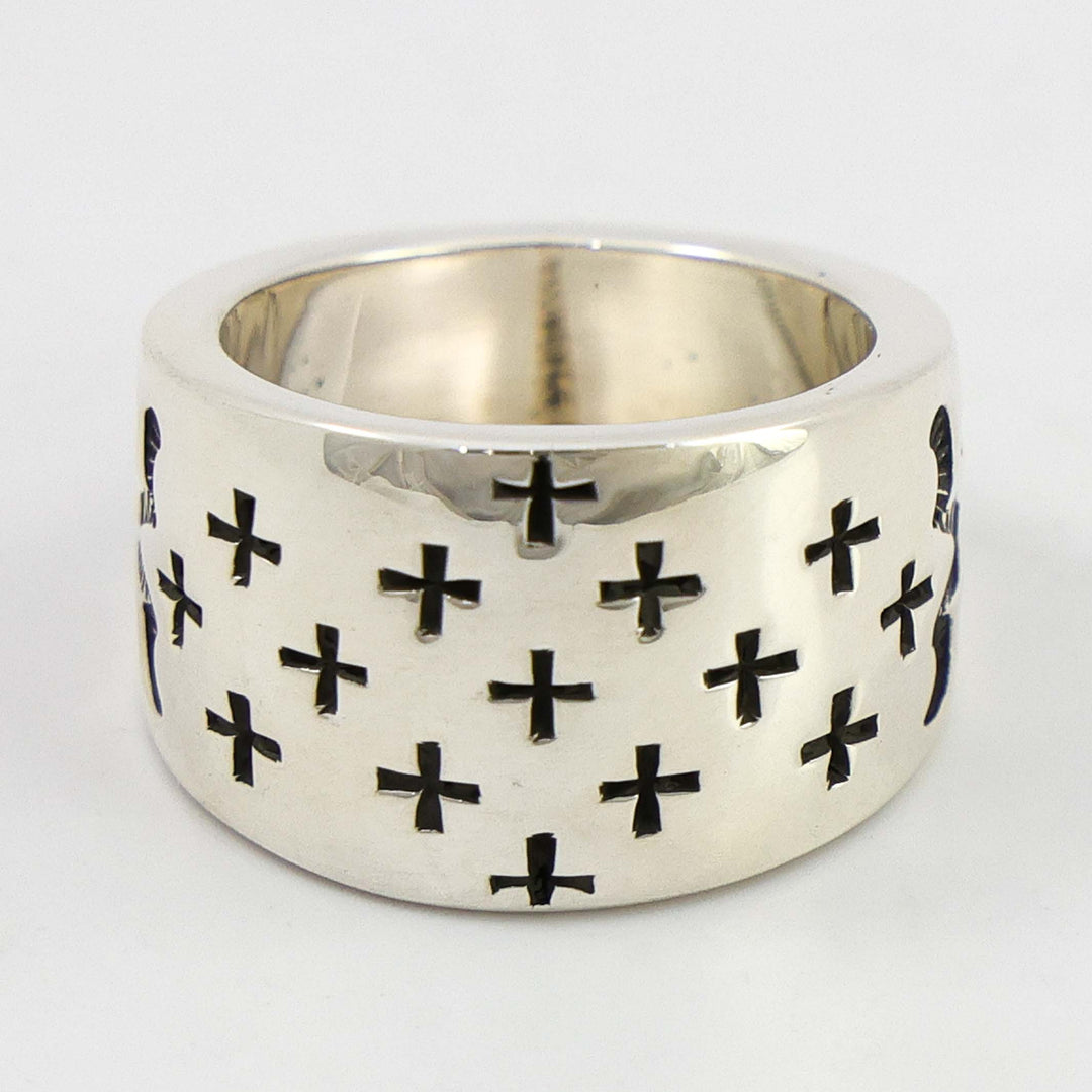 Stamped Silver Ring