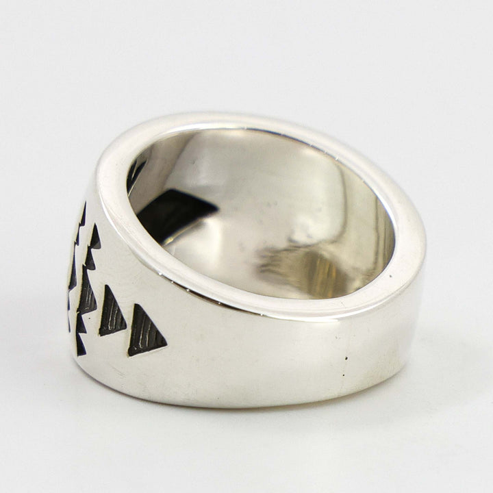 Stamped Silver Ring