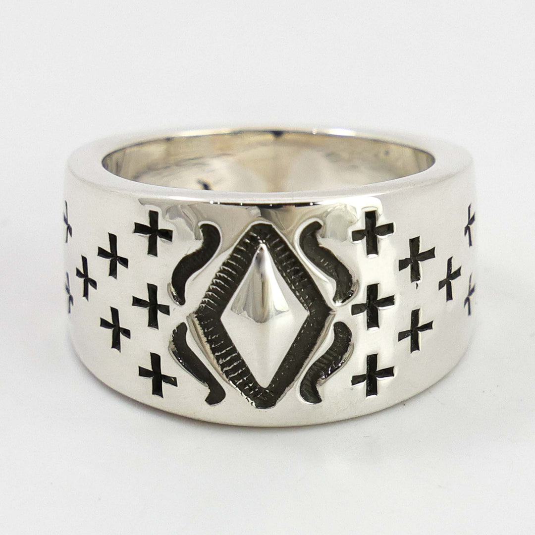 Stamped Silver Ring