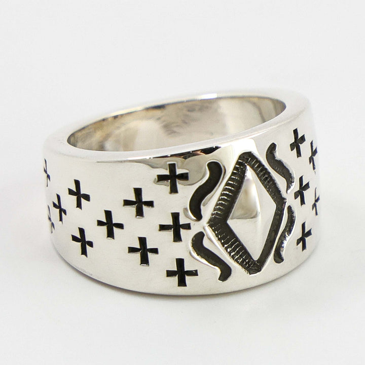 Stamped Silver Ring