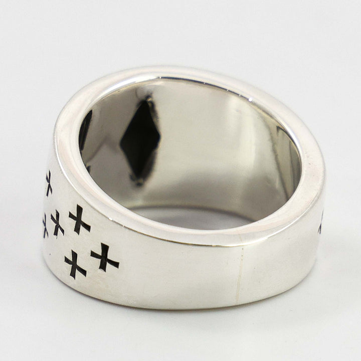 Stamped Silver Ring