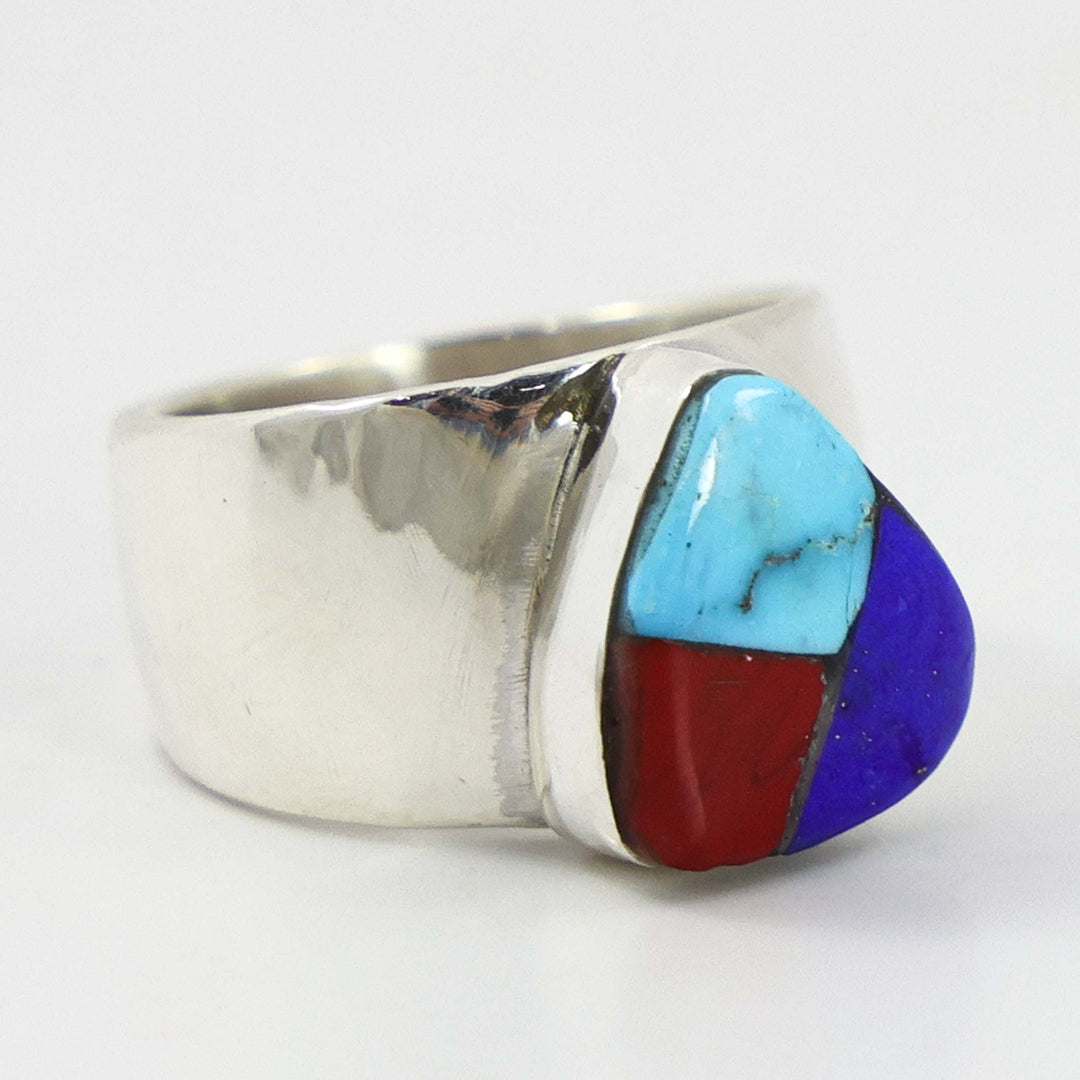 Multi-Stone Inlay Ring