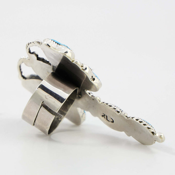 Kingman Turquoise Dragonfly Ring