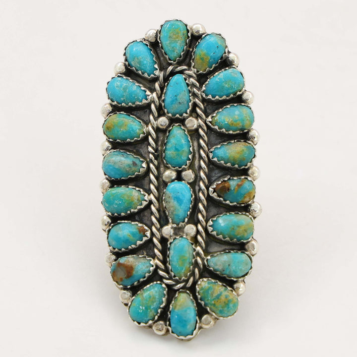 Turquoise Cluster Ring