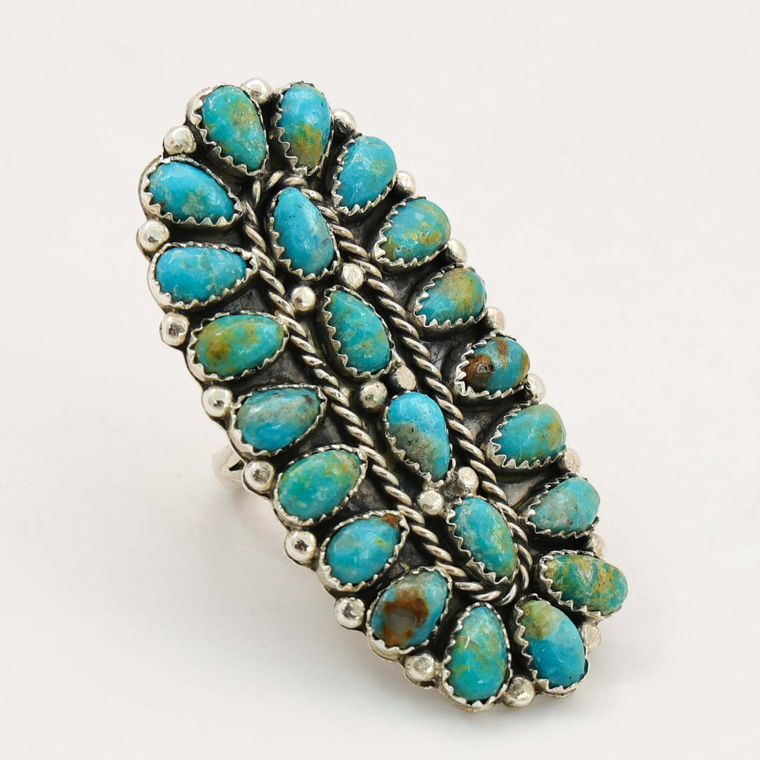 Turquoise Cluster Ring