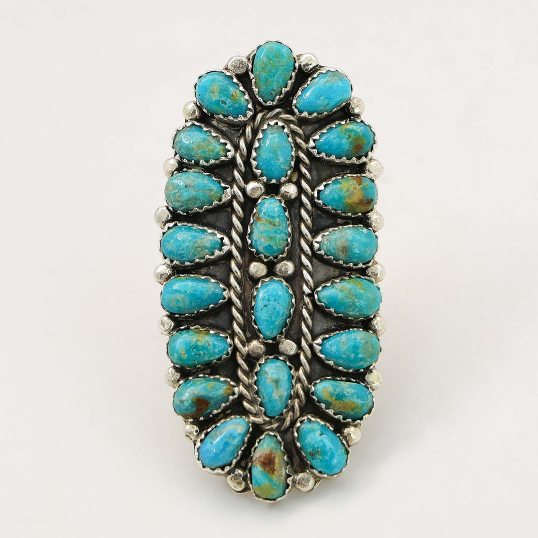 Turquoise Cluster Ring