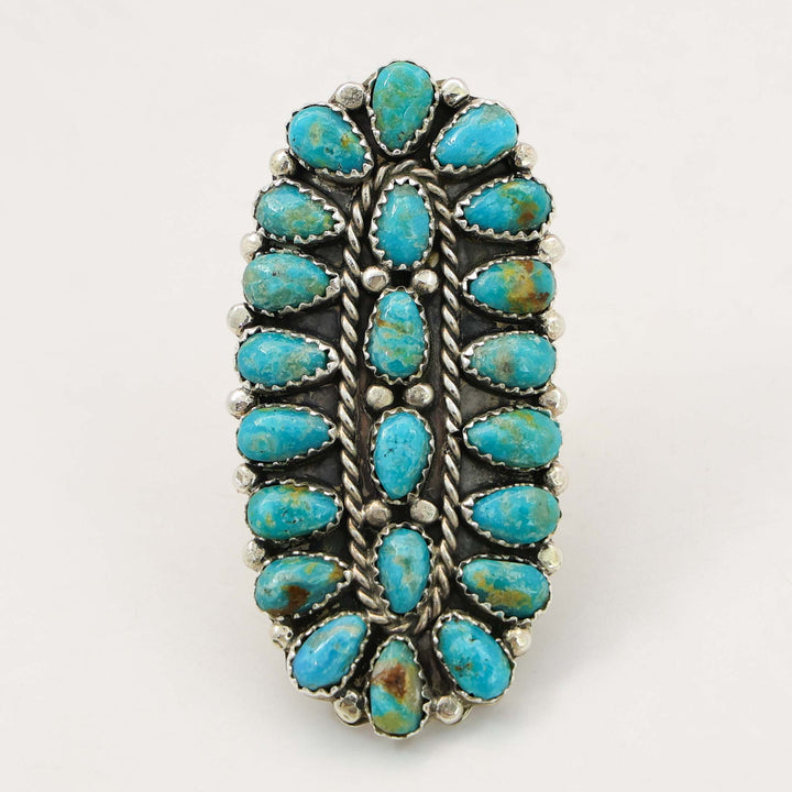 Turquoise Cluster Ring