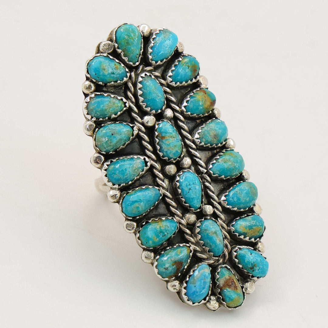 Turquoise Cluster Ring