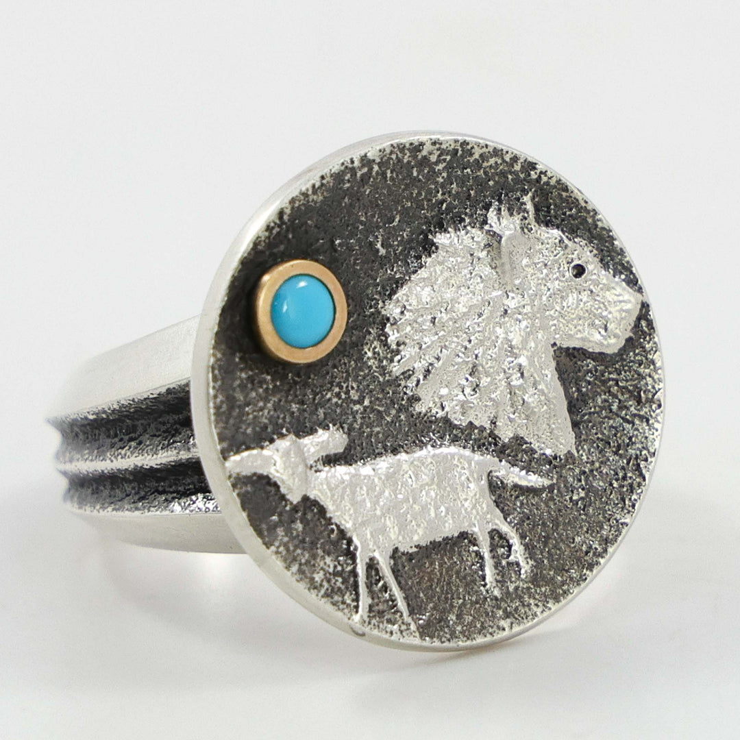 Lion and Lamb Ring