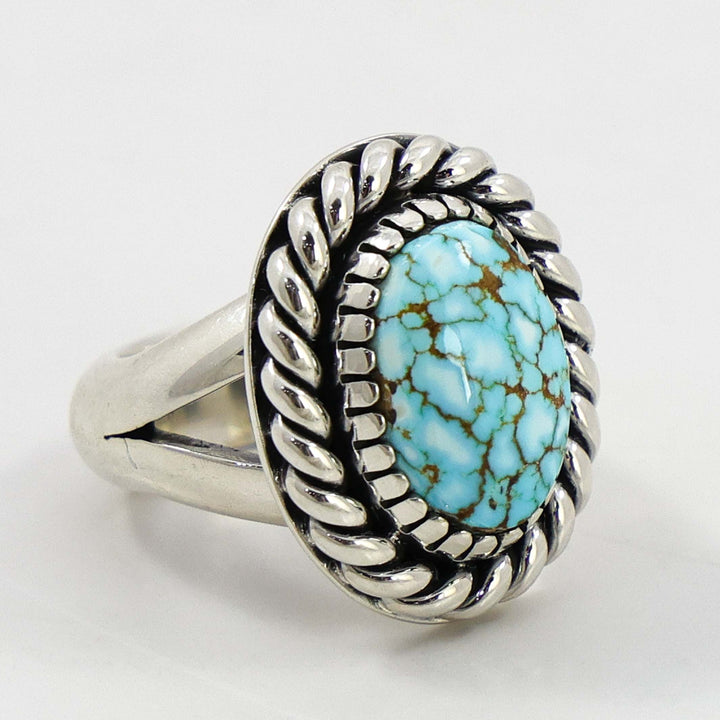 Number Eight Turquoise Ring