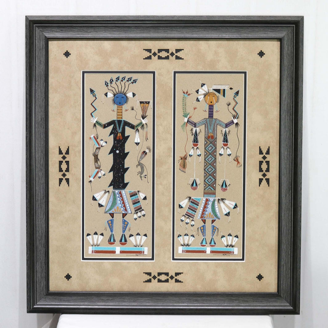 Twin Yei Sandpainting by Sammy Myerson - Garland's