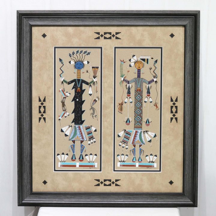 Twin Yei Sandpainting by Sammy Myerson - Garland's