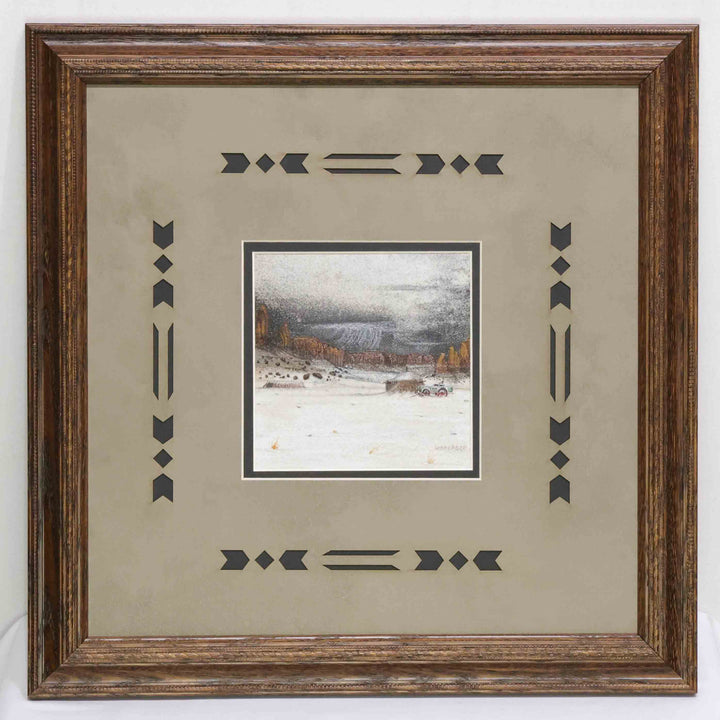 Winter Scene Sandpainting